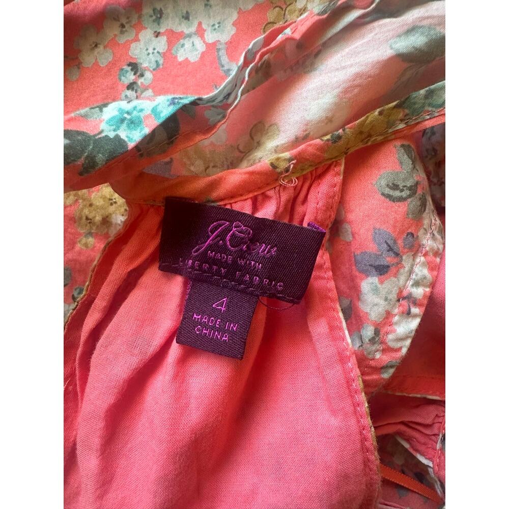 J.Crew High-Neck Jumpsuit in Liberty Josephine Floral - Size 4 - Picture 6 of 13